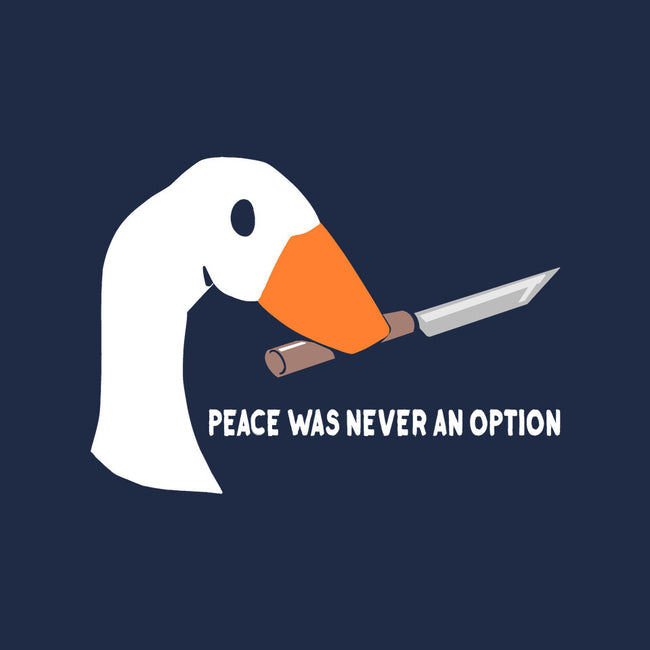 Peace Was Never an Option-unisex kitchen apron-sarkasmtek