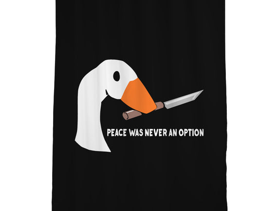 Peace Was Never an Option