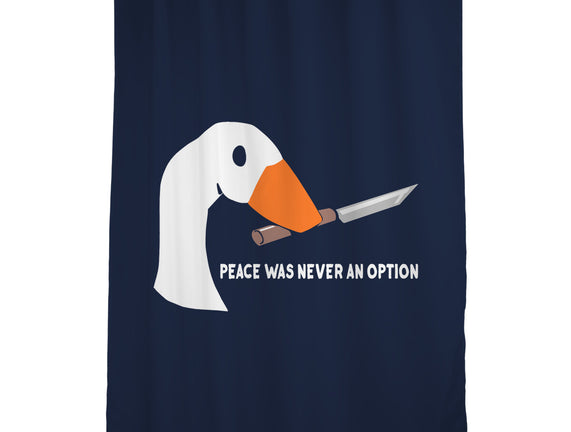 Peace Was Never an Option