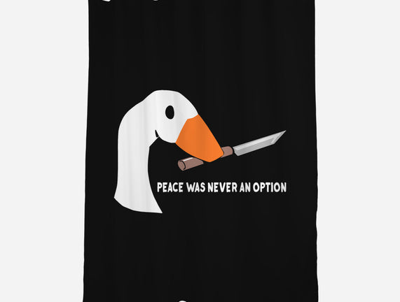 Peace Was Never an Option