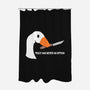 Peace Was Never an Option-none polyester shower curtain-sarkasmtek