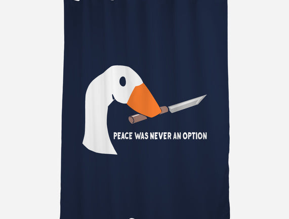 Peace Was Never an Option