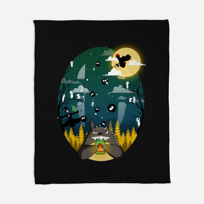 The Ghibli Bunch-none fleece blanket-constantine2454