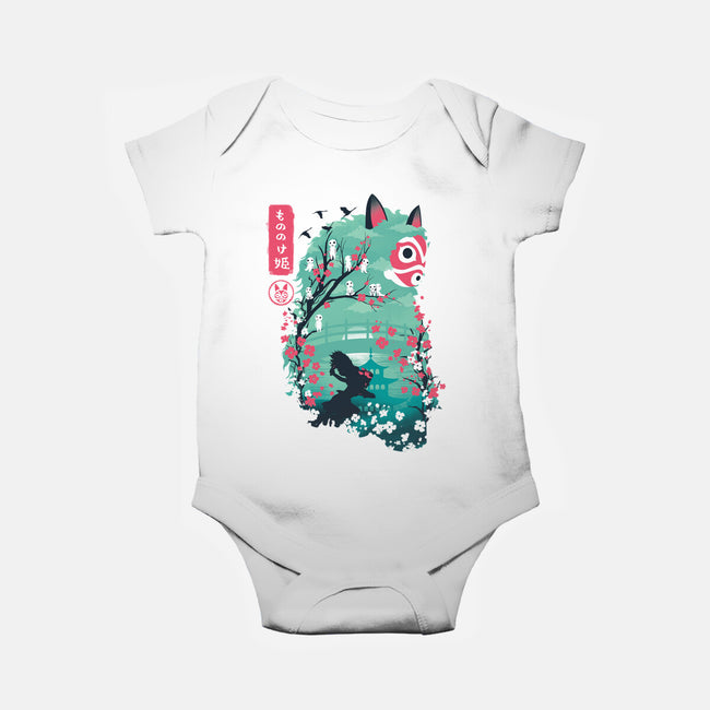 UKIYO E PRINCESS-baby basic onesie-dandingeroz