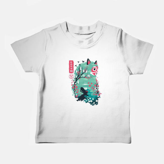 UKIYO E PRINCESS-baby basic tee-dandingeroz