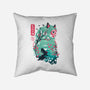 UKIYO E PRINCESS-none removable cover w insert throw pillow-dandingeroz