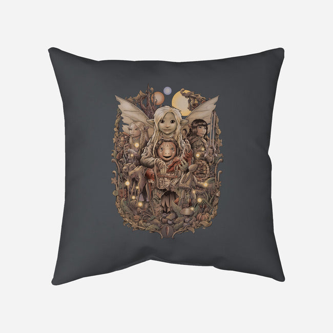 Return to Thra-none non-removable cover w insert throw pillow-saqman
