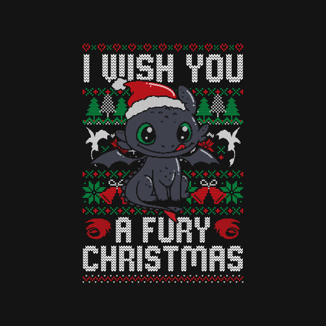 Fury Christmas-none glossy sticker-eduely