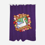 Problematic Goose-none polyester shower curtain-starsalts