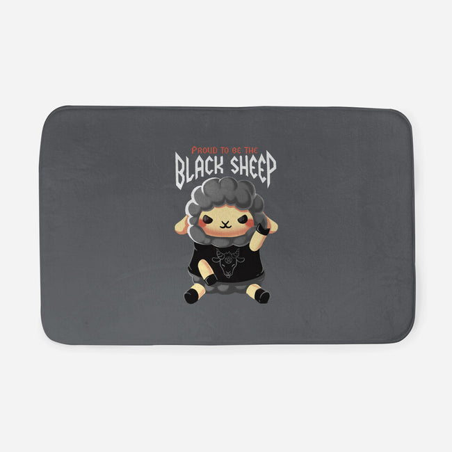 Black Sheep-none memory foam bath mat-BlancaVidal
