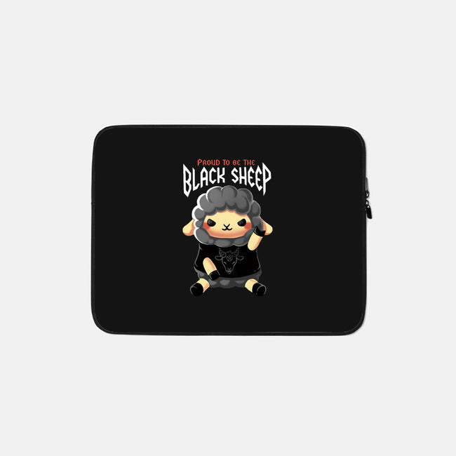 Black Sheep-none zippered laptop sleeve-BlancaVidal