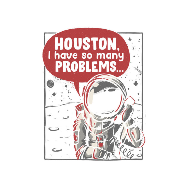 Houston, I Have So Many Problems-womens off shoulder tee-eduely