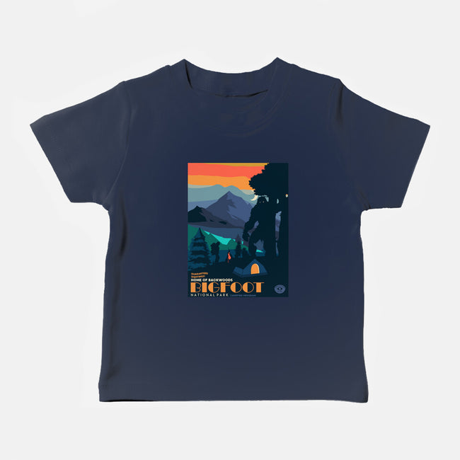 Bigfoot National Park-baby basic tee-heydale