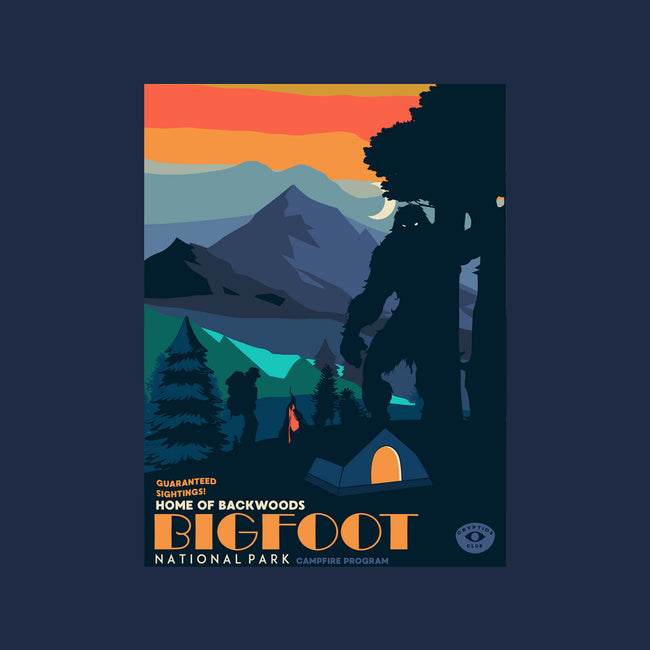 Bigfoot National Park-unisex kitchen apron-heydale