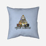 A Very Meowy Christmas-none removable cover w insert throw pillow-kosmicsatellite