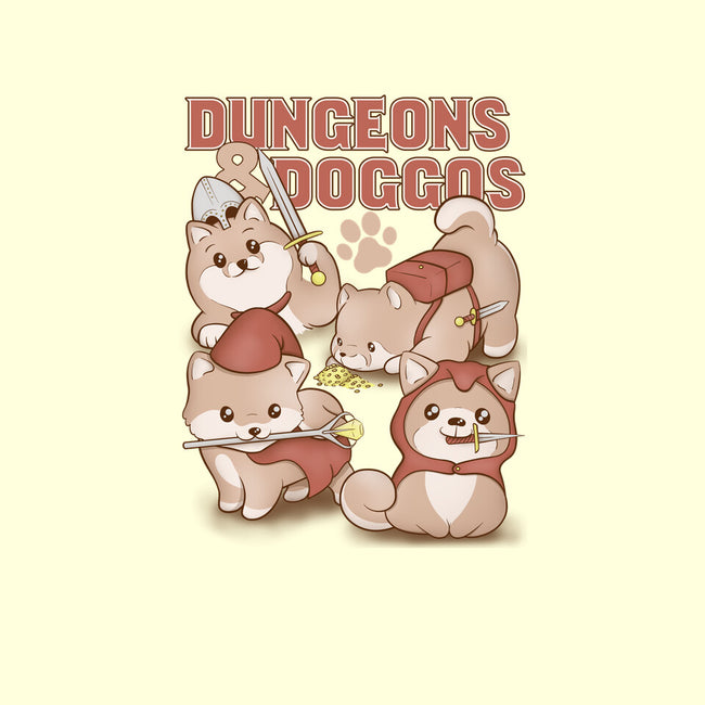 Dungeons and Doggos-none non-removable cover w insert throw pillow-glassstaff