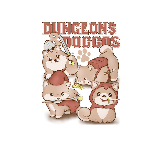 Dungeons and Doggos-womens racerback tank-glassstaff