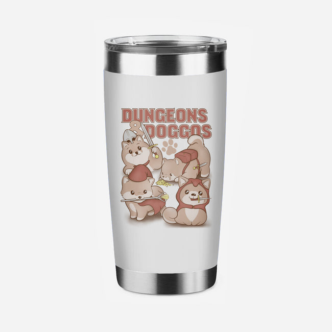 Dungeons and Doggos-none stainless steel tumbler drinkware-glassstaff