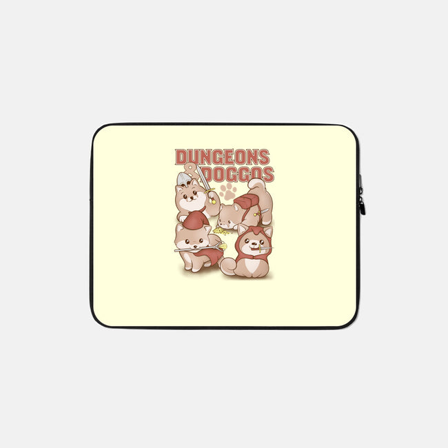 Dungeons and Doggos-none zippered laptop sleeve-glassstaff