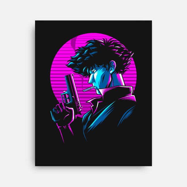 Retro Cowboy-none stretched canvas-albertocubatas