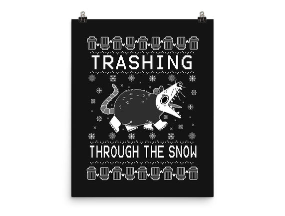 Trashing Through the Snow