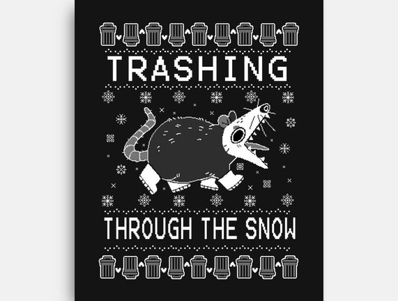 Trashing Through the Snow