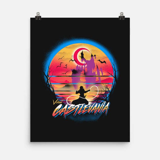 Visit Castlevania-none matte poster-dandingeroz