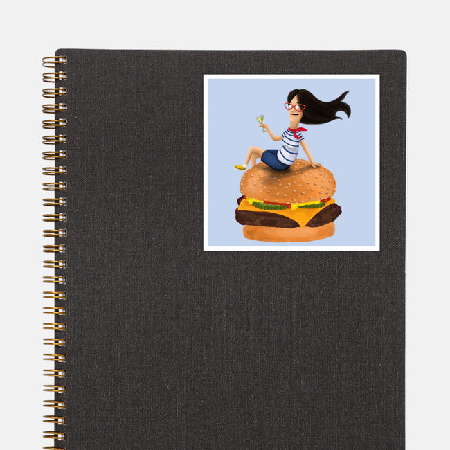 Burger Mom-none glossy sticker-miaecook