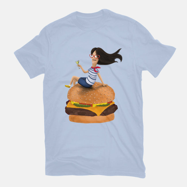 Burger Mom-unisex basic tee-miaecook