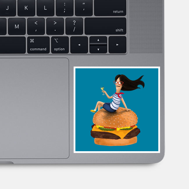 Burger Mom-none glossy sticker-miaecook