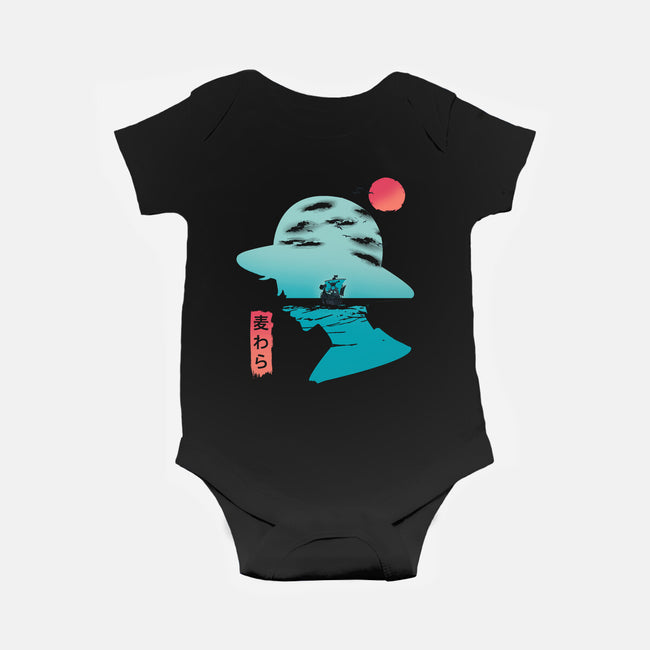 Good Day to Sail-baby basic onesie-kkdesign