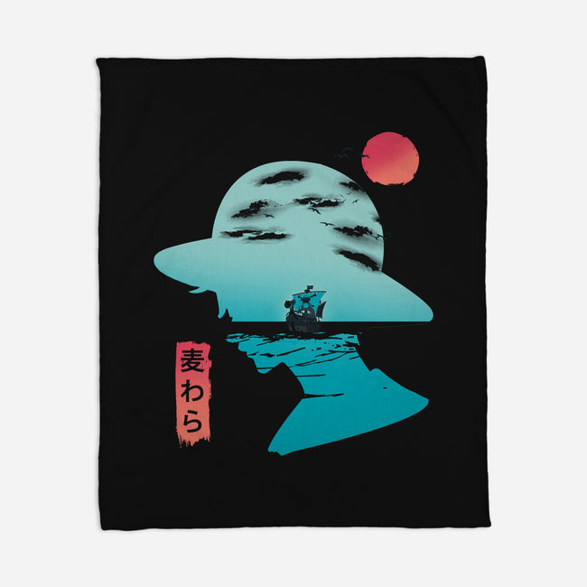 Good Day to Sail-none fleece blanket-kkdesign