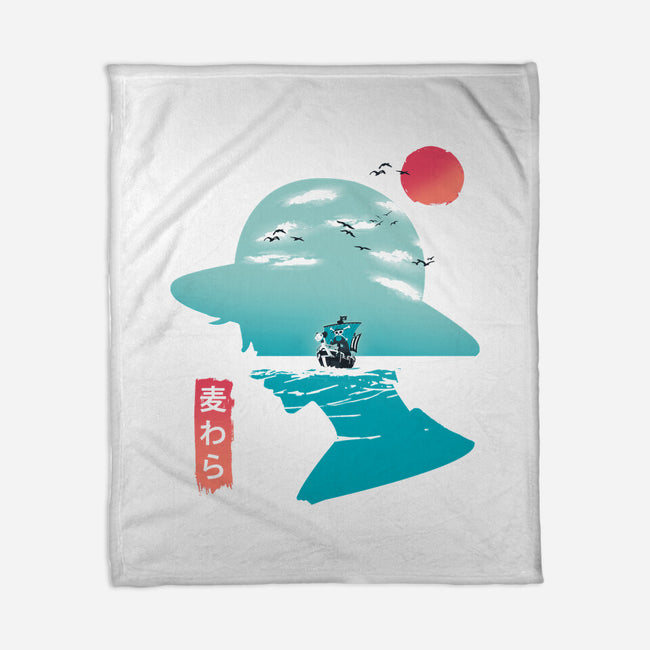 Good Day to Sail-none fleece blanket-kkdesign