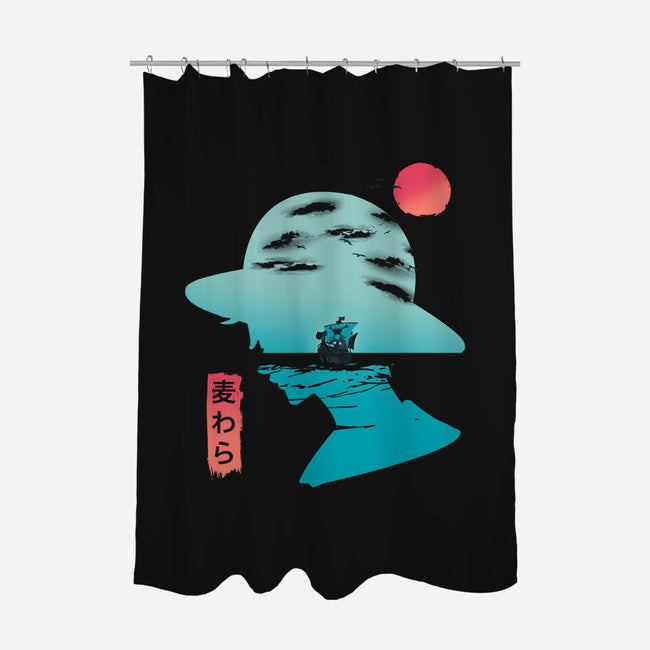 Good Day to Sail-none polyester shower curtain-kkdesign