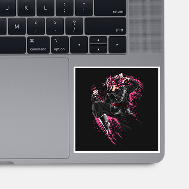 Rose Attack-none glossy sticker-albertocubatas