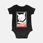 DISOBEY!-baby basic onesie-Raffiti