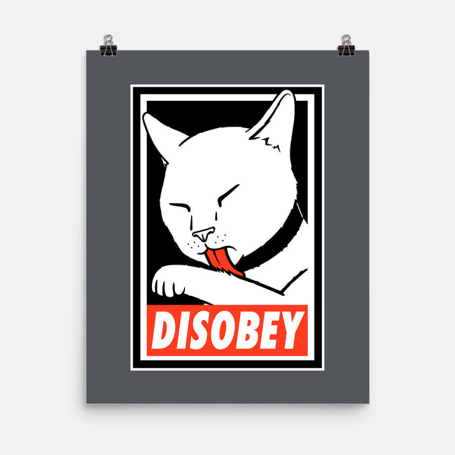 DISOBEY!-none matte poster-Raffiti