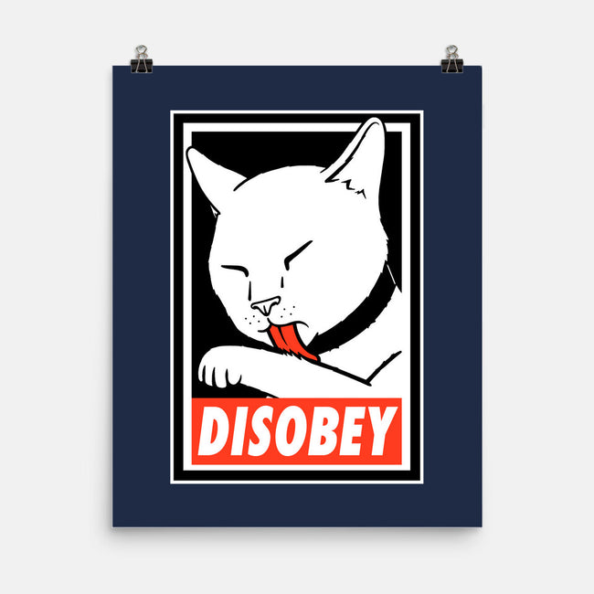 DISOBEY!-none matte poster-Raffiti