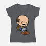 Chili Spilly-womens v-neck tee-SuperEmoFriends