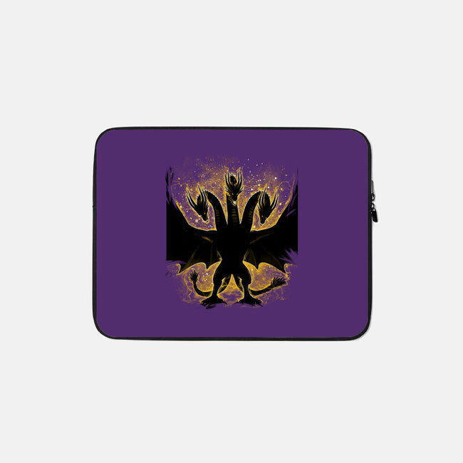 The Golden King-none zippered laptop sleeve-alemaglia