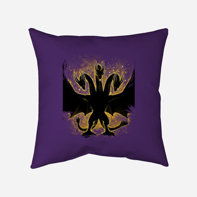 The Golden King-none non-removable cover w insert throw pillow-alemaglia