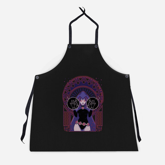 Dark Raven-unisex kitchen apron-xMorfina
