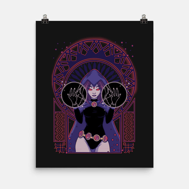 Dark Raven-none matte poster-xMorfina