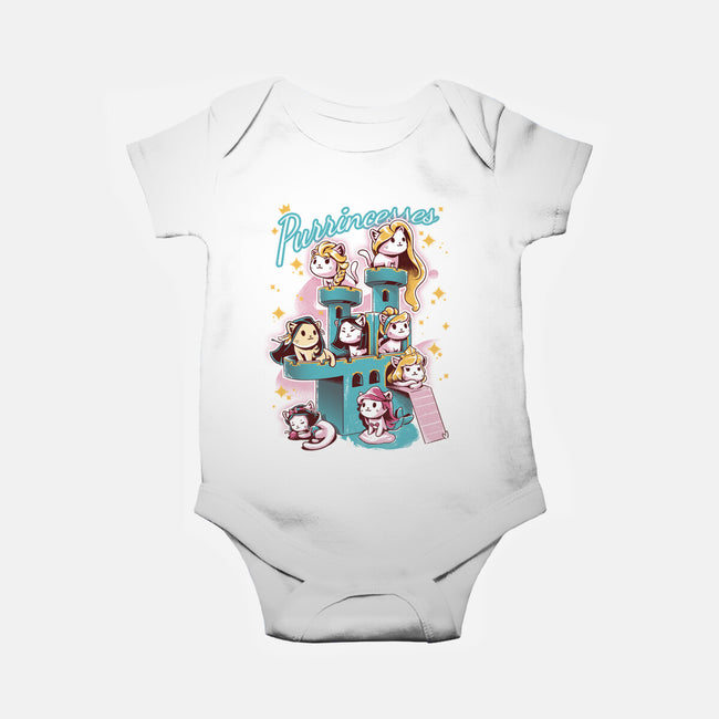 Purrincesses-baby basic onesie-yumie