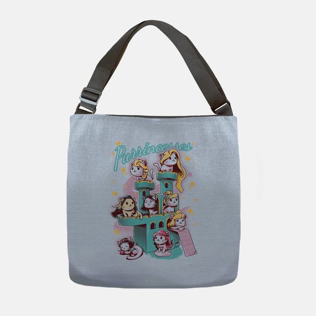 Purrincesses-none adjustable tote bag-yumie