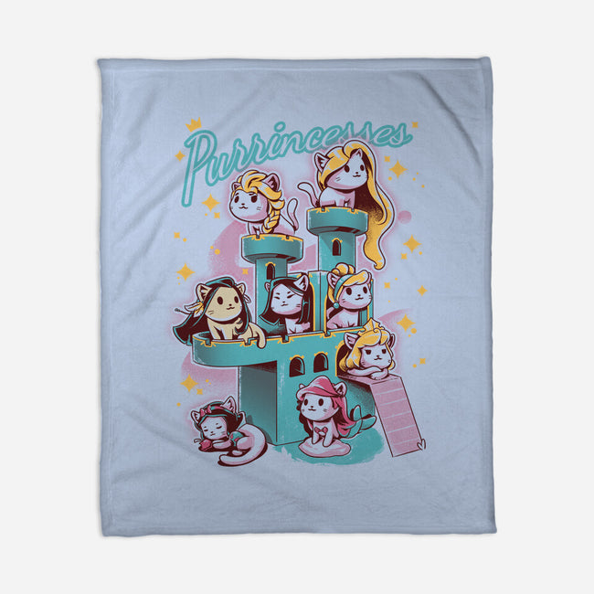 Purrincesses-none fleece blanket-yumie
