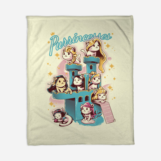 Purrincesses-none fleece blanket-yumie