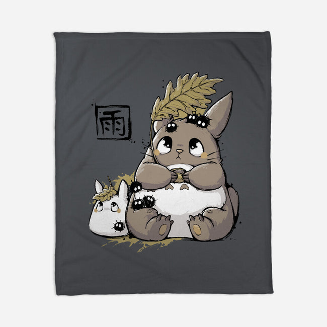 Under The Rain-none fleece blanket-xMorfina