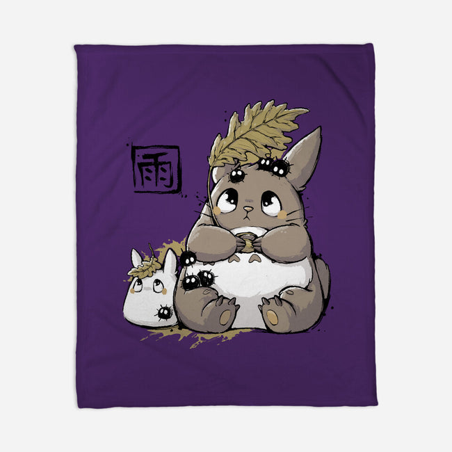 Under The Rain-none fleece blanket-xMorfina