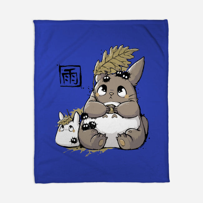 Under The Rain-none fleece blanket-xMorfina